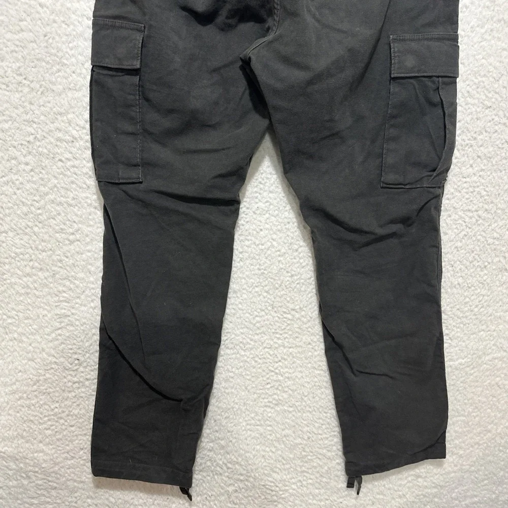 Banana Republic Traveler Moleskin Cargo Dark Charcoal Paratrooper Pants Size 38R